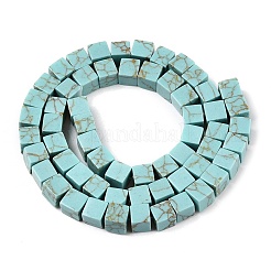 Natural Turquoise Beads Strands&nbsp;G-T139-6x6-26A