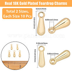 20Pcs 2 Styles Brass Charms&nbsp;KK-BBC0022-49