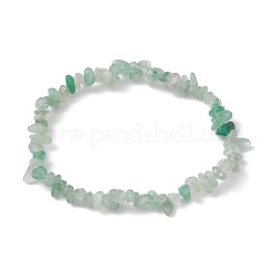 Natural Green Aventurine Chips Beaded Stretch Bracelets for Women&nbsp;BJEW-JB10046-04