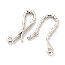 Rack Plating Brass Keychain Clasps&nbsp;KK-Q814-17P