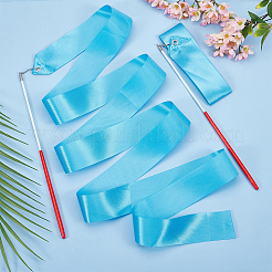 4Pcs Polycotton Dance Ribbons with Wand&nbsp;AJEW-CN0004-18