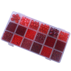 DIY 18 Style Resin & Acrylic Beads Jewelry Making Finding Kit&nbsp;DIY-NB0012-04G