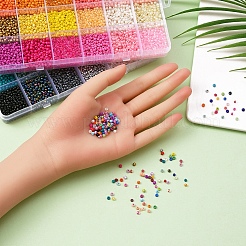 DIY Letter & Seed Beads Jewelry Set Making Kit&nbsp;DIY-YW0005-44-A