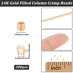 3Bags Brass Crimp Beads&nbsp;KK-BBC0026-10C