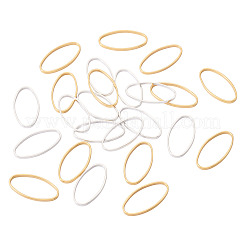 24Pcs 2 Colors Brass Linking Rings&nbsp;KK-TA0003-06