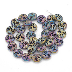 Electroplate Non-magnetic Synthetic Hematite Beads Strands&nbsp;G-N0322-05E