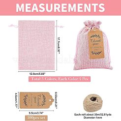 Burlap Packing Pouches&nbsp;ABAG-NB0001-19