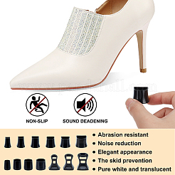 13 Pairs 13 Style PVC High Heel Stoppers Protector&nbsp;AJEW-GF0005-22B