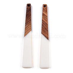 Opaque Resin & Walnut Wood Big Pendants&nbsp;RESI-TAC0017-46-C01