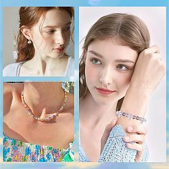 DIY Fish Beaded Stretch Bracelet Making Kit&nbsp;GLAA-SC0001-77A