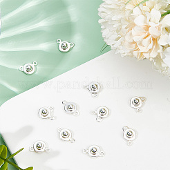 20Pcs 201 Stainless Steel Snap Clasps&nbsp;STAS-GO0001-18S