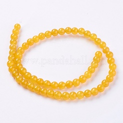 Natural Agate Beads Strands&nbsp;G-G583-6mm-04