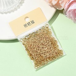 SHEGRACE Brass Open Jump Rings&nbsp;XGR0080G-14G