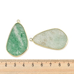 Natural Green Strawberry Quartz Pendants&nbsp;G-M431-08G