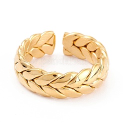 Ion Plating(IP) 304 Stainless Steel Cuff Rings&nbsp;X-RJEW-K233-48G