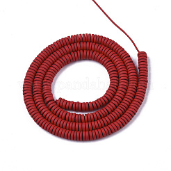 Spray Painted Non-magnetic Synthetic Hematite Beads Strands&nbsp;G-R468-03C-07