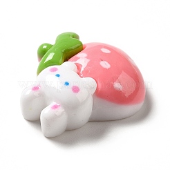 Opaque Resin Cabochons&nbsp;RESI-E030-01B