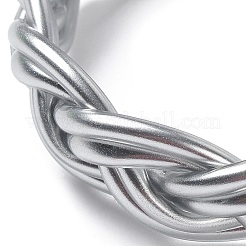 Plastic Cord Braided Stretch Bracelets&nbsp;BJEW-R313-01D