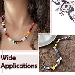 90Pcs 15 Colors Handmade Millefiori Lampwork Beads&nbsp;LAMP-CJ0002-31
