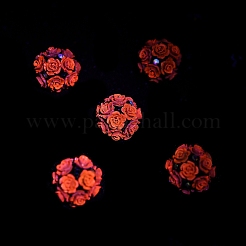 Acrylic Handmade Polymer Clay Rhinestone Beads&nbsp;FIND-Z036-01A