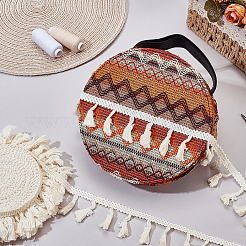 Cotton Fringe Lace Trim Ribbon&nbsp;OCOR-WH0105-008C