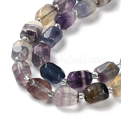 Natural Fluorite Beads Strands&nbsp;G-C105-A03-01