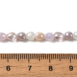 Electroplated Glass Beads Strands&nbsp;GLAA-B013-01I