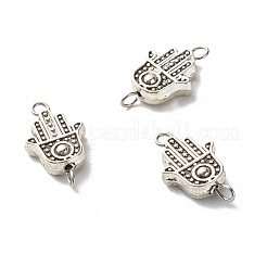 Tibetan Style Alloy Hamsa Hand Beads Links Connectors&nbsp;PALLOY-JF00950