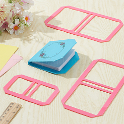 3Pcs 3 Styles Acrylic Sticky Notes Bookbinding Guide Template&nbsp;DIY-WH0622-192