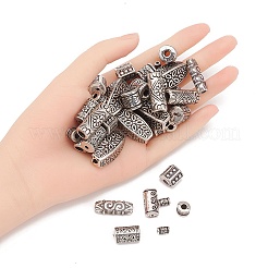 100Pcs 10 Style CCB Plastic Beads&nbsp;CCB-YW0001-30