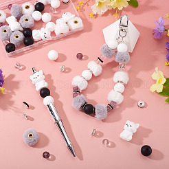 44Pcs DIY Beads Findings Kits&nbsp;DIY-TA0013-79