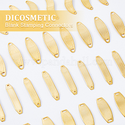 48Pcs 4 Styles 201 Stainless Steel Connector Charms&nbsp;STAS-DC0014-18
