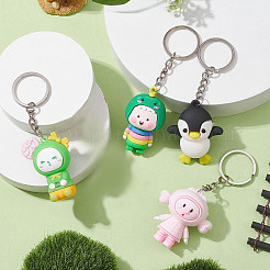 Cartoon Animals PVC Plastic Keychain&nbsp;KEYC-JKC00672