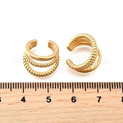 Brass Cuff Earrings&nbsp;EJEW-F370-08G