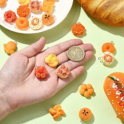 20Pcs 10 Styles Opaque Resin Imitation Food Pendants&nbsp;CRES-YW0002-26