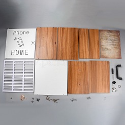 Wood Storage Box&nbsp;CON-WH0107-84