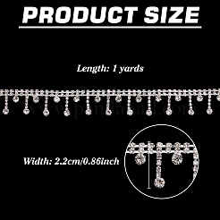 Iron Rhinestone Cup Chains&nbsp;CH-WH0011-03S