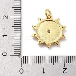 Rack Plating Brass Micro Pave Cubic Zirconia Pendants&nbsp;KK-Z071-77G-01