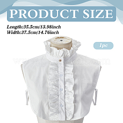 Detachable Polyester Lady Shirts False Collars&nbsp;AJEW-WH0314-867