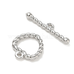 Brass Toggle Clasps&nbsp;KK-CBA42CA-01D-P