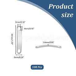100PCS 201 Stainless Steel Connector Charms&nbsp;STAS-UN0054-58
