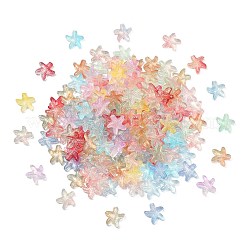 100Pcs Two Tone Transparent Glass Beads&nbsp;GLAA-CJ0001-84