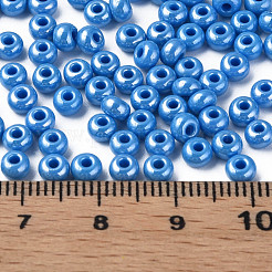 6/0 Czech Opaque Glass Seed Beads&nbsp;SEED-N004-003D-18
