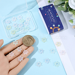 30Pcs 6 Colors Acrylic Ear Nuts&nbsp;FIND-SC0001-18