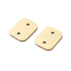 304 Stainless Steel Laser Cut Rectangle Connector Charms&nbsp;STAS-M111-13G-01