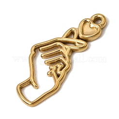 304 Stainless Steel Pendant Cabochon Settings&nbsp;SA-CBA9B1E-07G