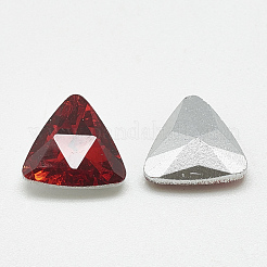Pointed Back Glass Rhinestone Cabochons&nbsp;RGLA-T087-12mm-07