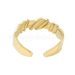 304 Stainless Steel Open Cuff Rings for Women&nbsp;RJEW-C084-03F-G