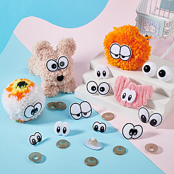 8 styles Plastic Craft Safety Eyes&nbsp;DIY-GA0006-52