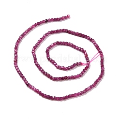 Lab Grown Red Corundum Beads Strands&nbsp;LS-G-C009-B13-1